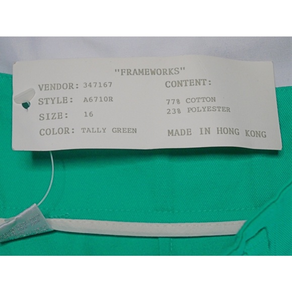 NWT Rare Vintage Nordstorm Town Square High Waisted Pleated Front Pants Size 16 - Picture 6 of 12